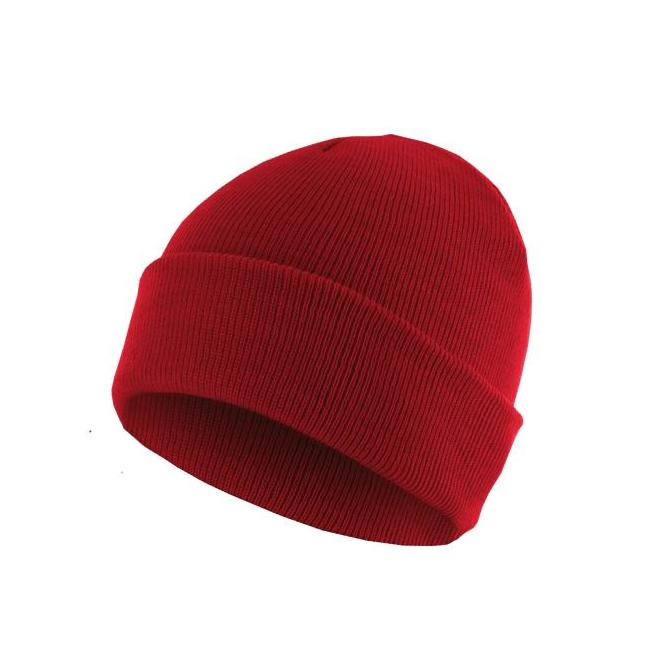 Beanie Basic Flap maroon - Shop-Tetuan