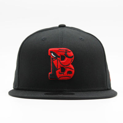 New Era Team Infill Logo 9Fifty C Bulls black - Shop-Tetuan