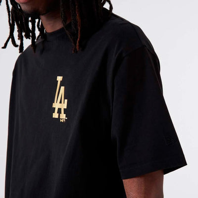 New Era Metallic tee LA Dodgers black/mtg