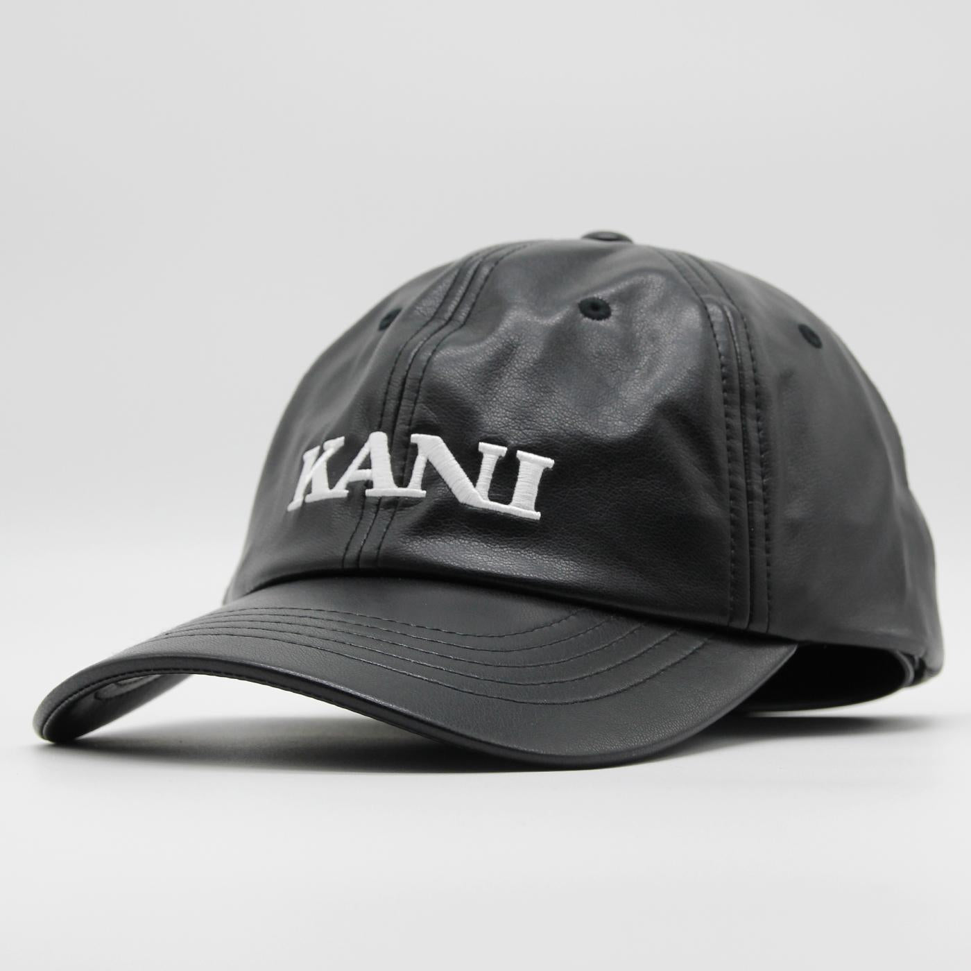 Karl Kani Retro Fake Leather cap black - Shop-Tetuan