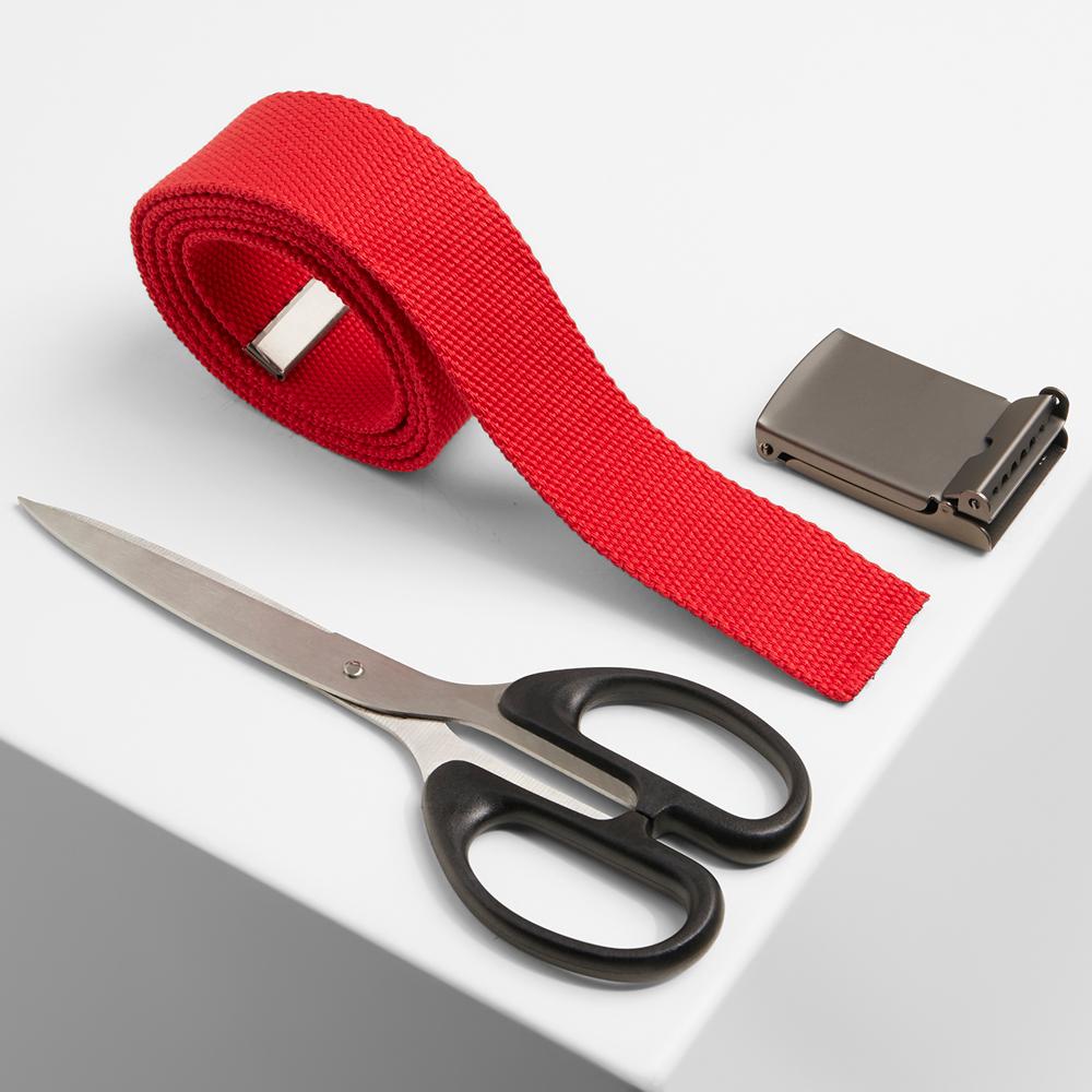 Urban Classics Canvas Belts red - Shop-Tetuan
