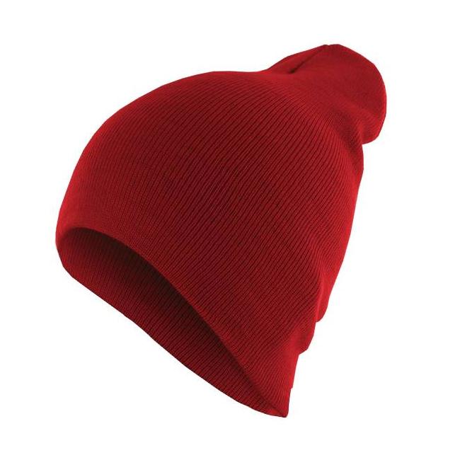 Beanie Basic Flap maroon - Shop-Tetuan