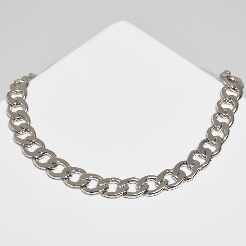 Urban Classics Big Chain Necklace silver - Shop-Tetuan