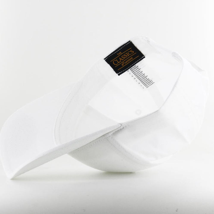 The Classics Yupoong Curved Classic snapback white - Shop-Tetuan