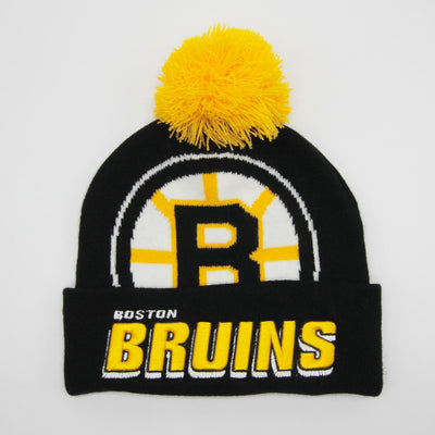 Mitchell & Ness NHL Punch Out Pom Knit beanie B Bruins black