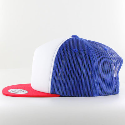 The Classics Yupoong foam trucker red/white/royal - Shop-Tetuan