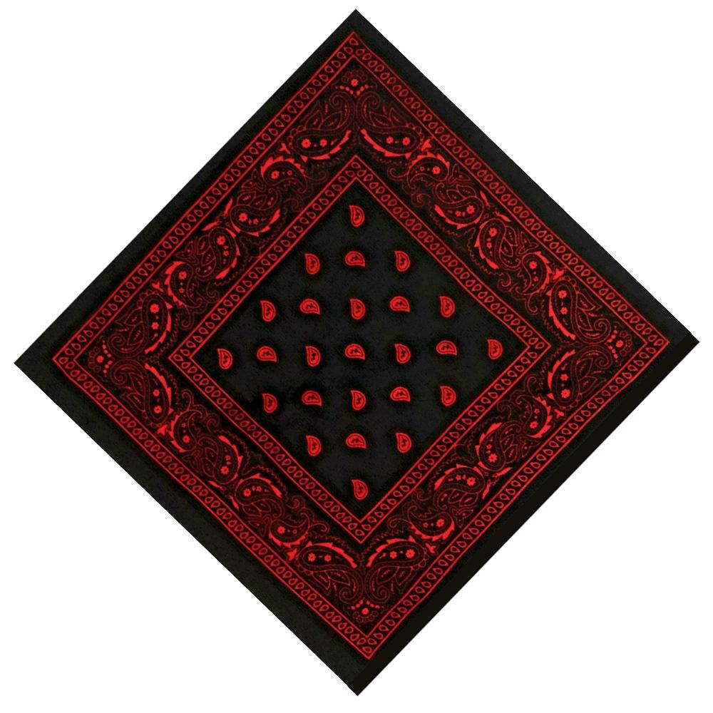 Bandana black/red - Shop-Tetuan