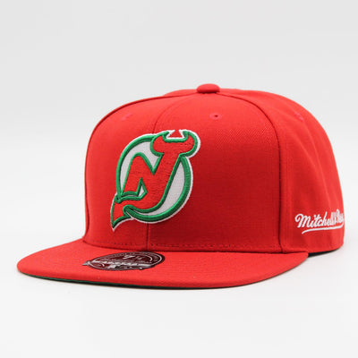 Mitchell & Ness NHL Vintage Fitted NJ Devils red - Shop-Tetuan