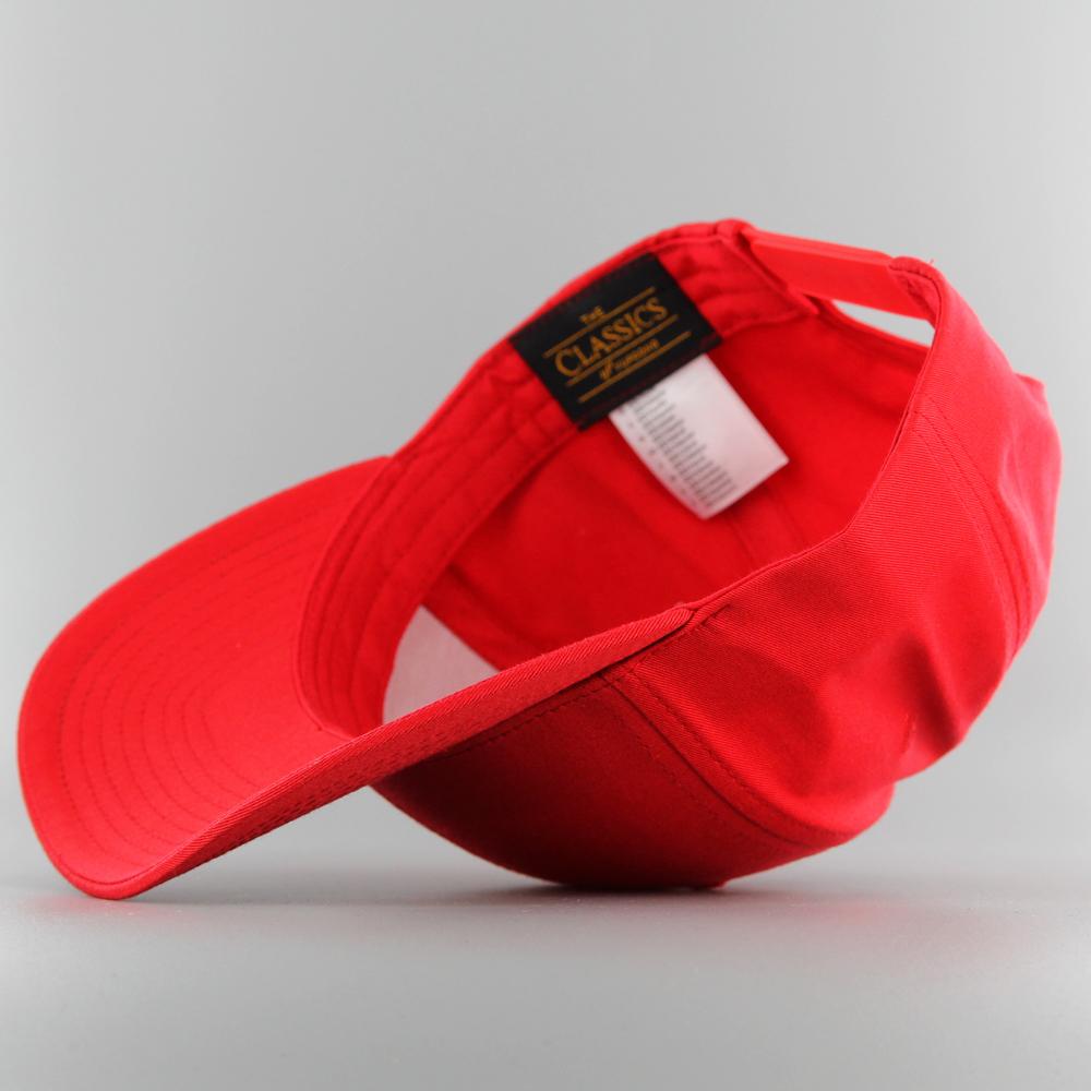 The Classics Yupoong Curved Classic snapback red - Shop-Tetuan