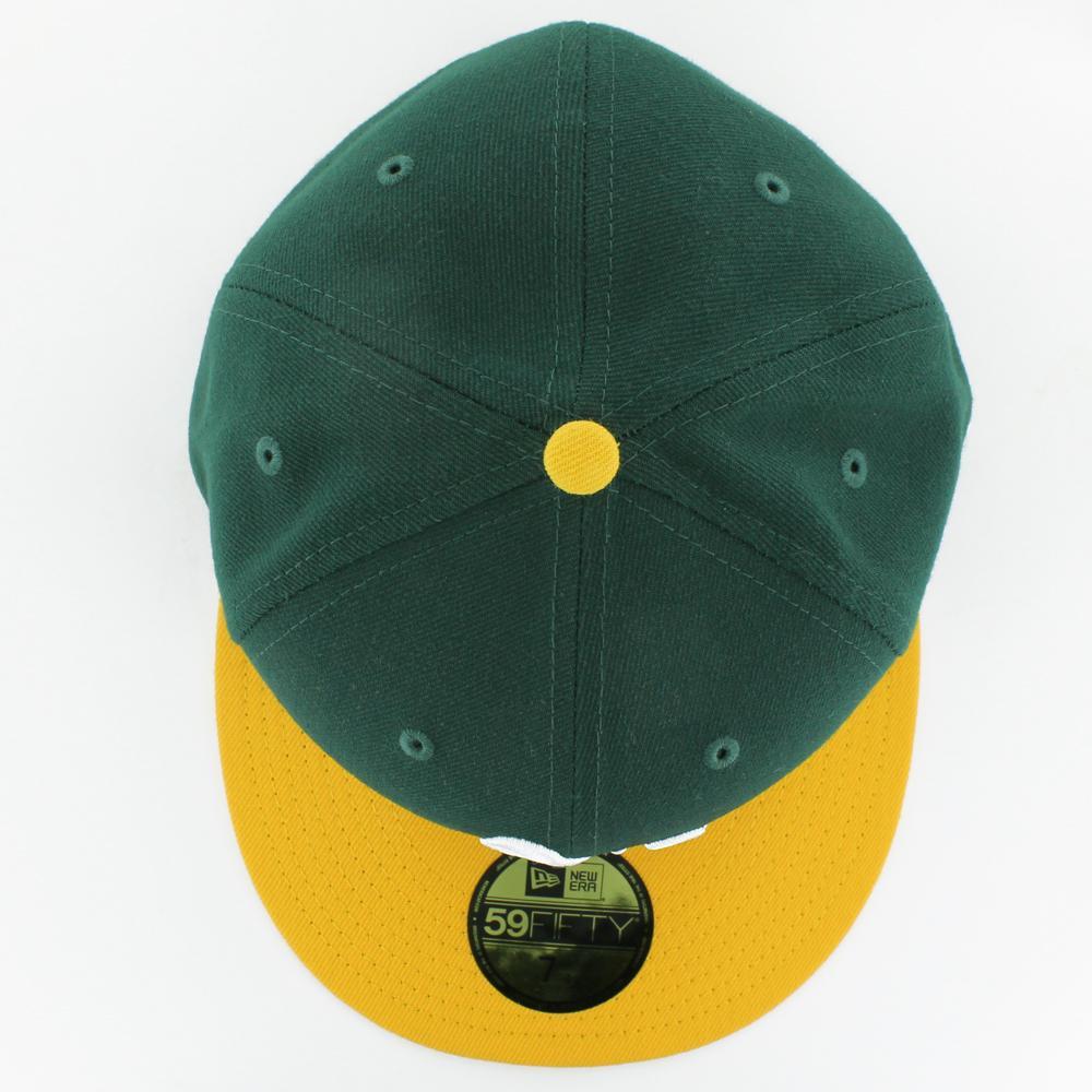 New Era MLB 59Fifty O Athletics green/yellow - Shop-Tetuan