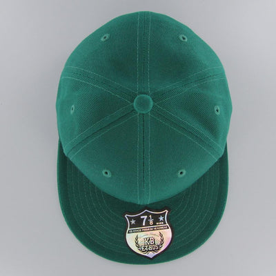 KB Ethos Plain Fitted cap dark green - Shop-Tetuan