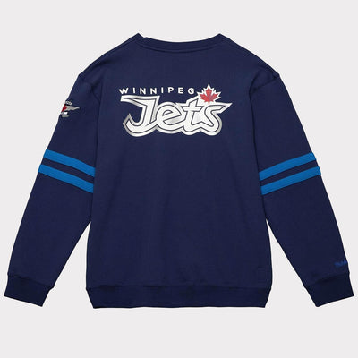 Mitchell & Ness NHL All Over Crew 2.0 W Jets navy - Shop-Tetuan