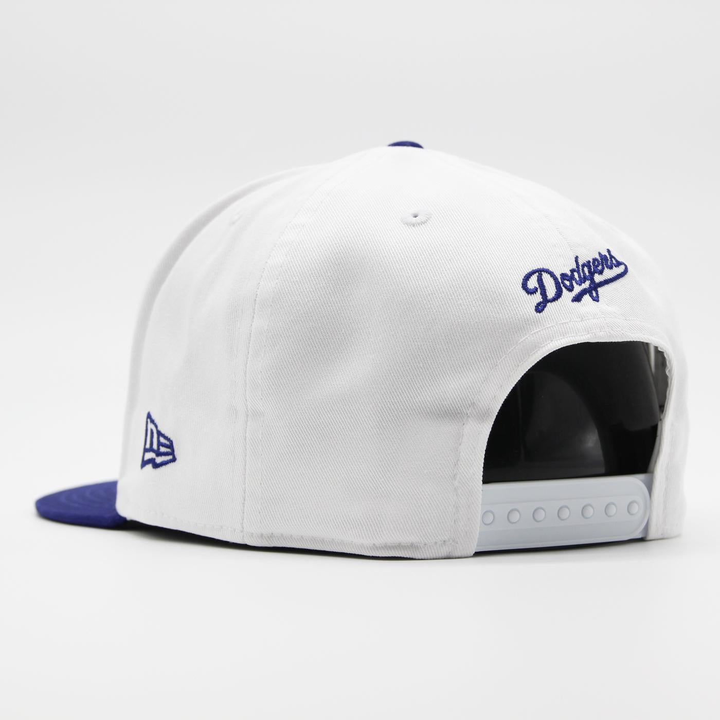 New Era Crown Patches white 9Fifty LA Dodgers white/blue - Shop-Tetuan