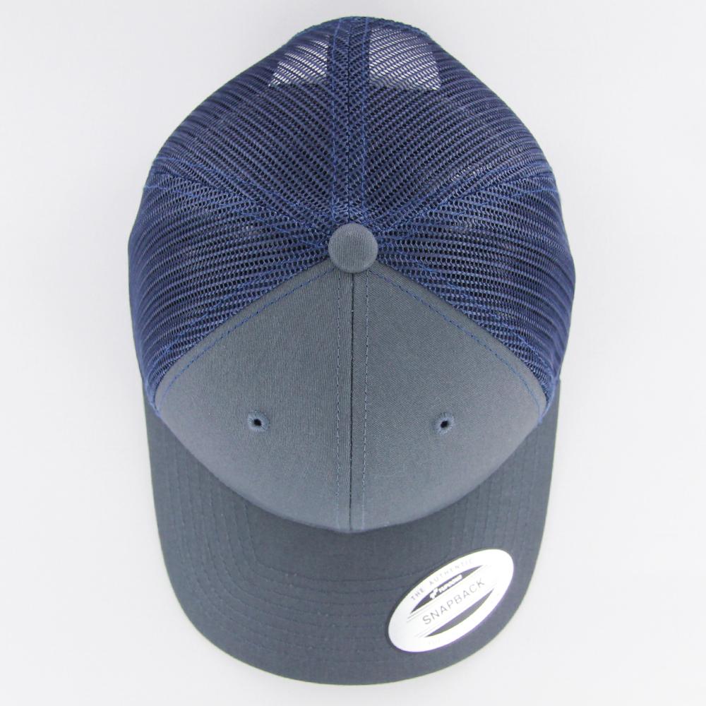 The Classics Yupoong Retro trucker 2-tone cap charcoal/navy - Shop-Tetuan