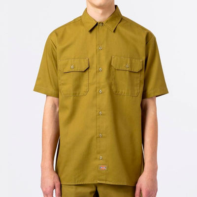 Dickies Work Shirt SS Rec green - Shop-Tetuan