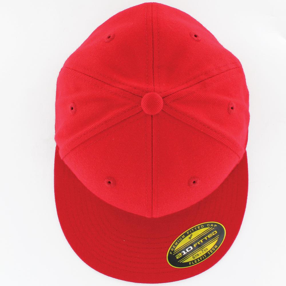 Premium 210 fitted cap red - Shop-Tetuan