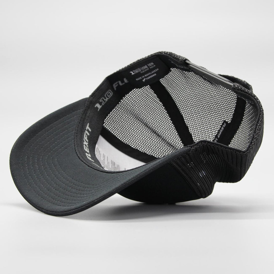 110 Recycled Alpha Shape Trucker black - Shop-Tetuan