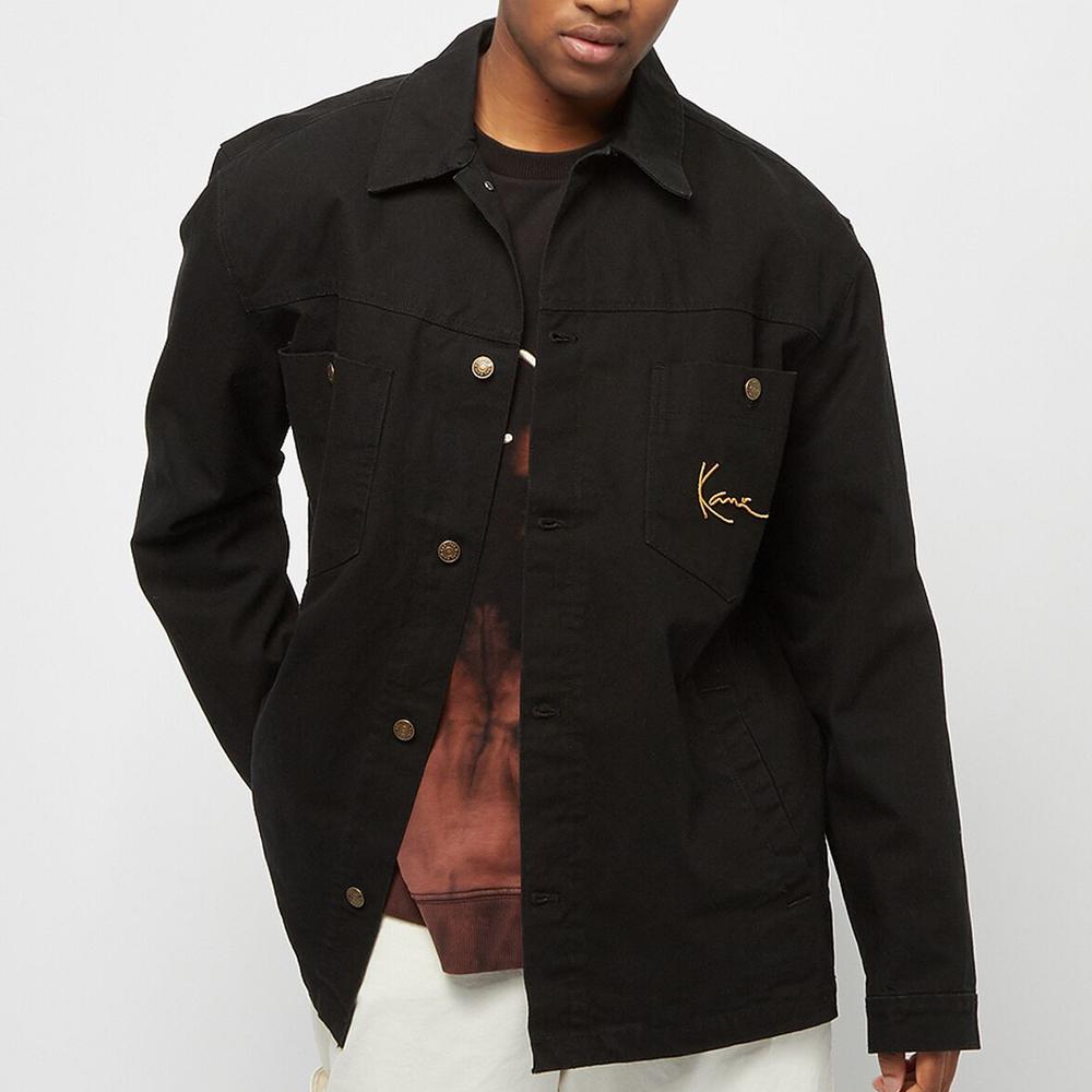 Karl Kani Small Signature shirt jacket black - Shop-Tetuan