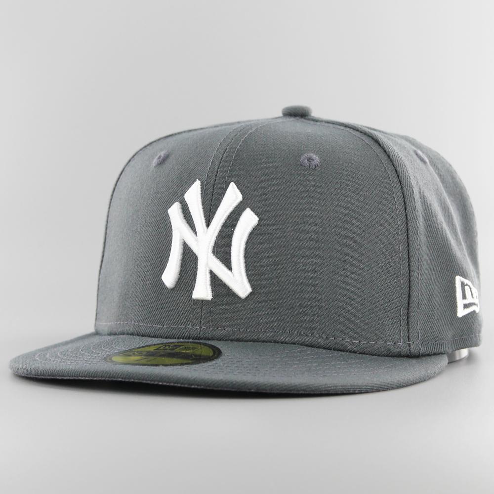 New Era Essential 59Fifty NY Yankees dark grey/white - Shop-Tetuan