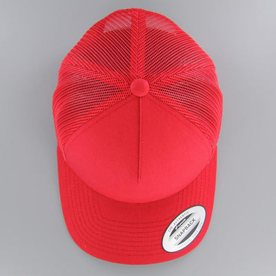 The Classics Yupoong 5-panel Retro Trucker cap red - Shop-Tetuan