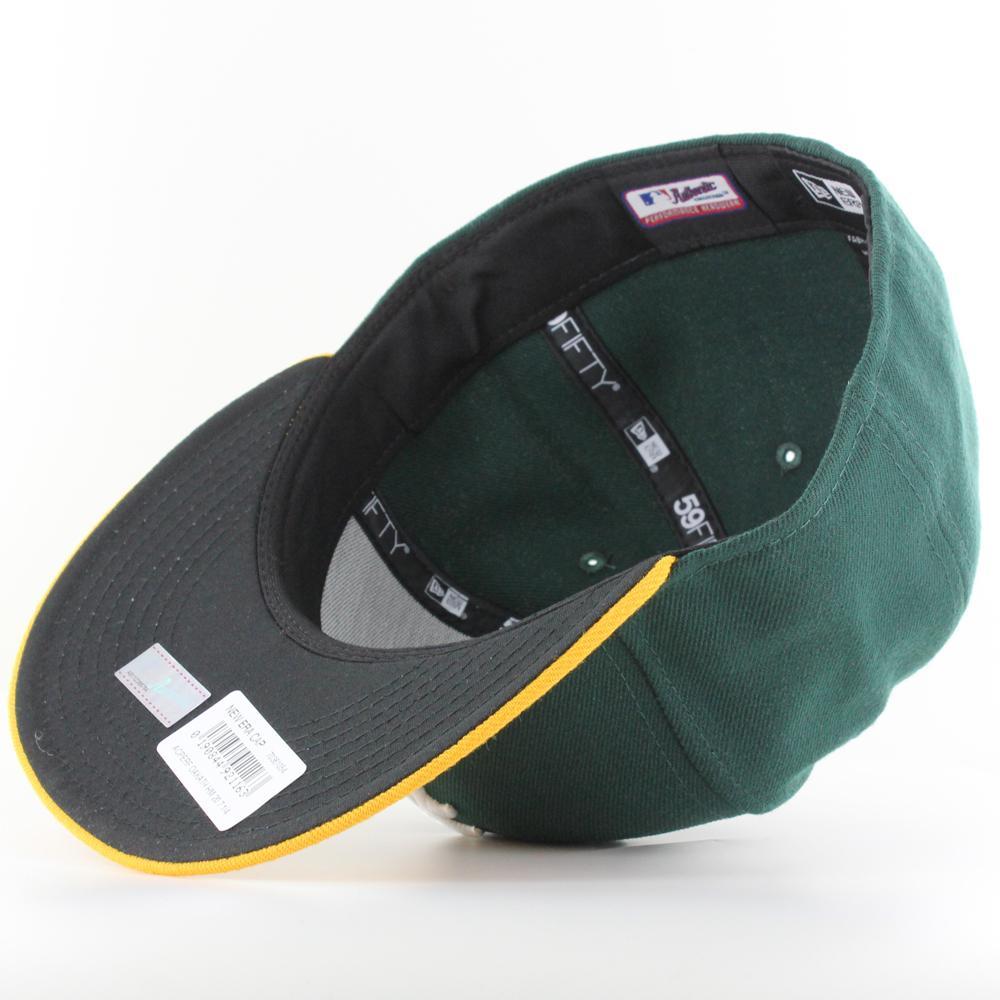 New Era MLB 59Fifty O Athletics green/yellow - Shop-Tetuan