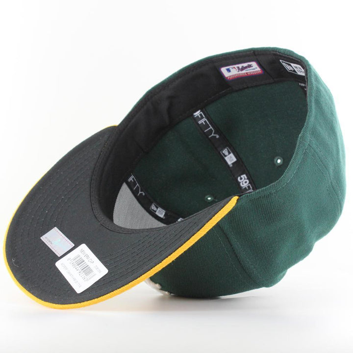New Era MLB 59Fifty O Athletics green/yellow - Shop-Tetuan