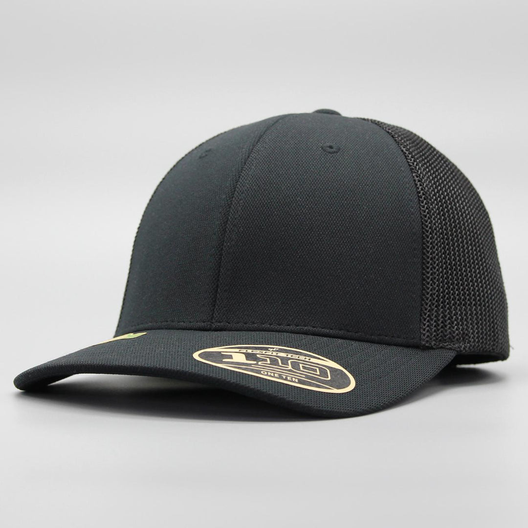 110 Recycled Alpha Shape Trucker black - Shop-Tetuan