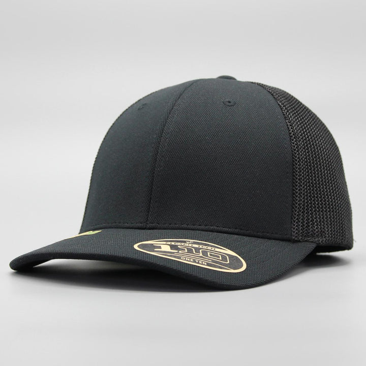 110 Recycled Alpha Shape Trucker black - Shop-Tetuan