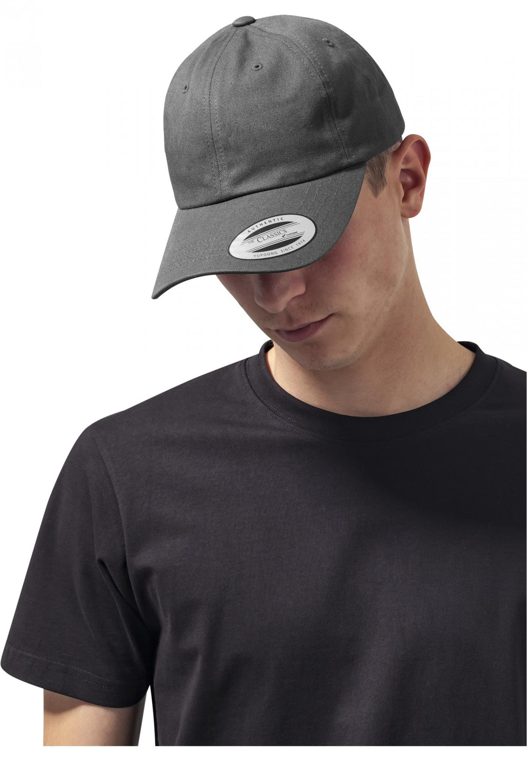The Classics Yupoong low profile cotton twill cap dark grey - Shop-Tetuan