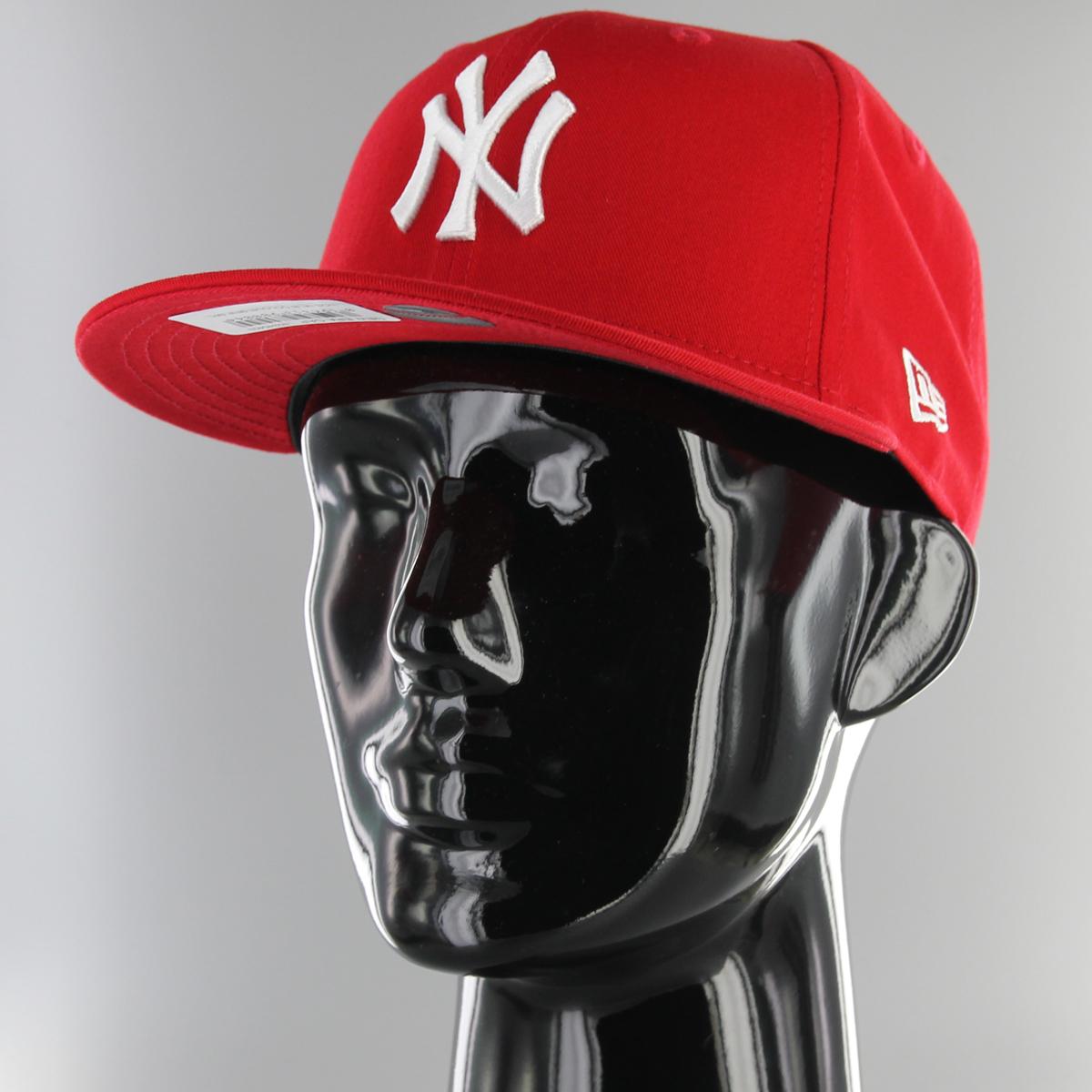 New Era Nos Mlb 9fifty NY Yankees scarlet/white - Shop-Tetuan