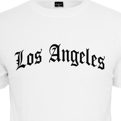 Mister Los Angeles Wording tee white - Shop-Tetuan