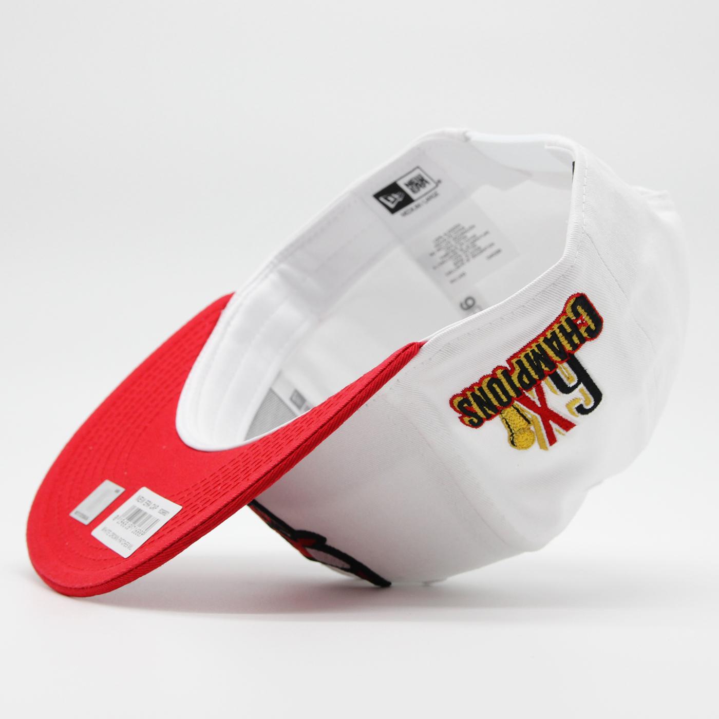 New Era Crown Patches white 9Fifty C Bulls white/red