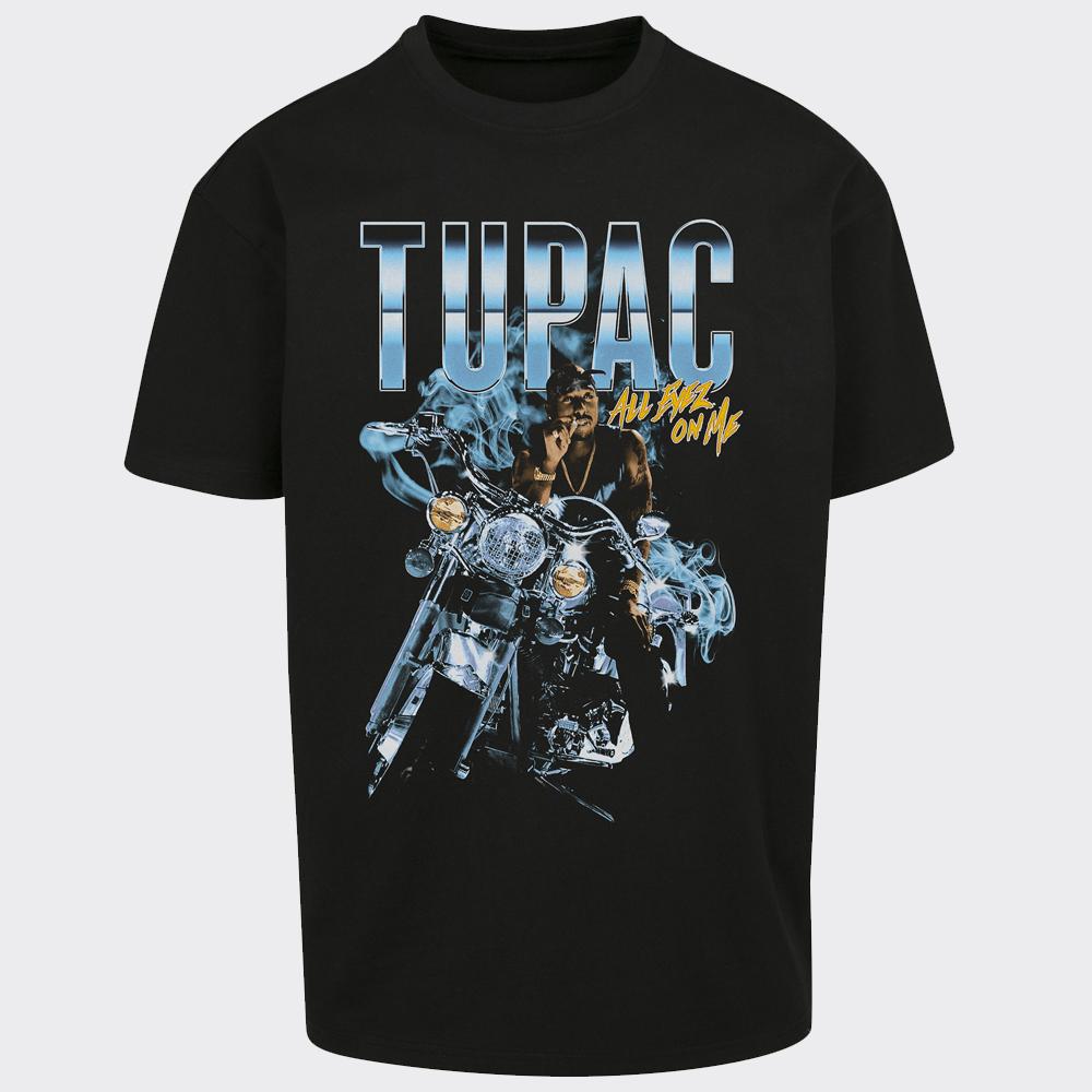 Mister Tupac All Eyez On Me Anniversary Oversize tee black - Shop-Tetuan