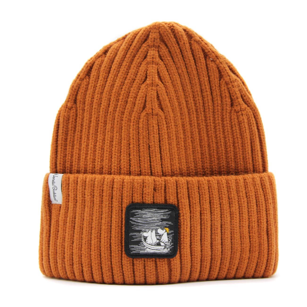 Moomin Muumipeikko beanie burnt orange
