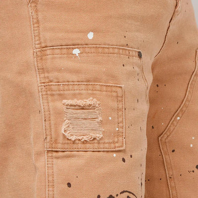 Karl Kani OG Paintsplatter Cargo Pant sand