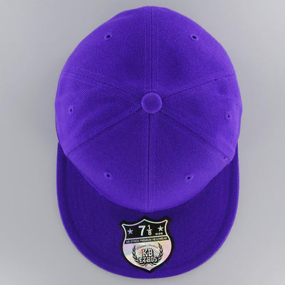 KB Ethos Plain Fitted cap purple - Shop-Tetuan