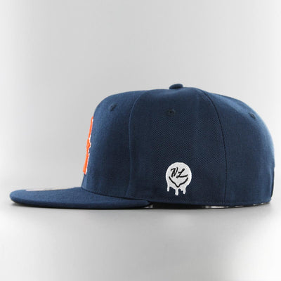 Naughty League South Central Original Gangsters fitted navy/orange - Shop-Tetuan
