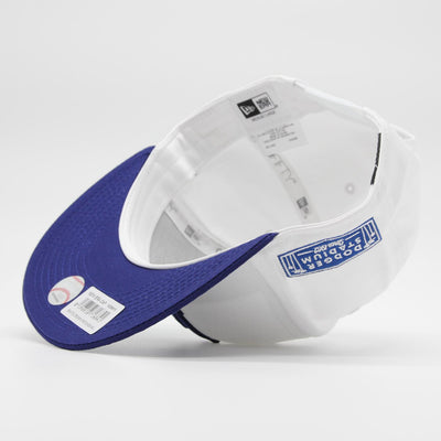 New Era Crown Patches white 9Fifty LA Dodgers white/blue - Shop-Tetuan