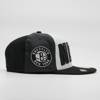 New Era NBA Authentics Back Half Edition 59Fifty B Nets blk/grey/wht