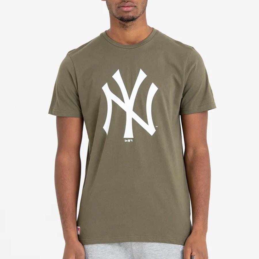 New Era Team Logo Tee NY Yankees olive - Shop-Tetuan