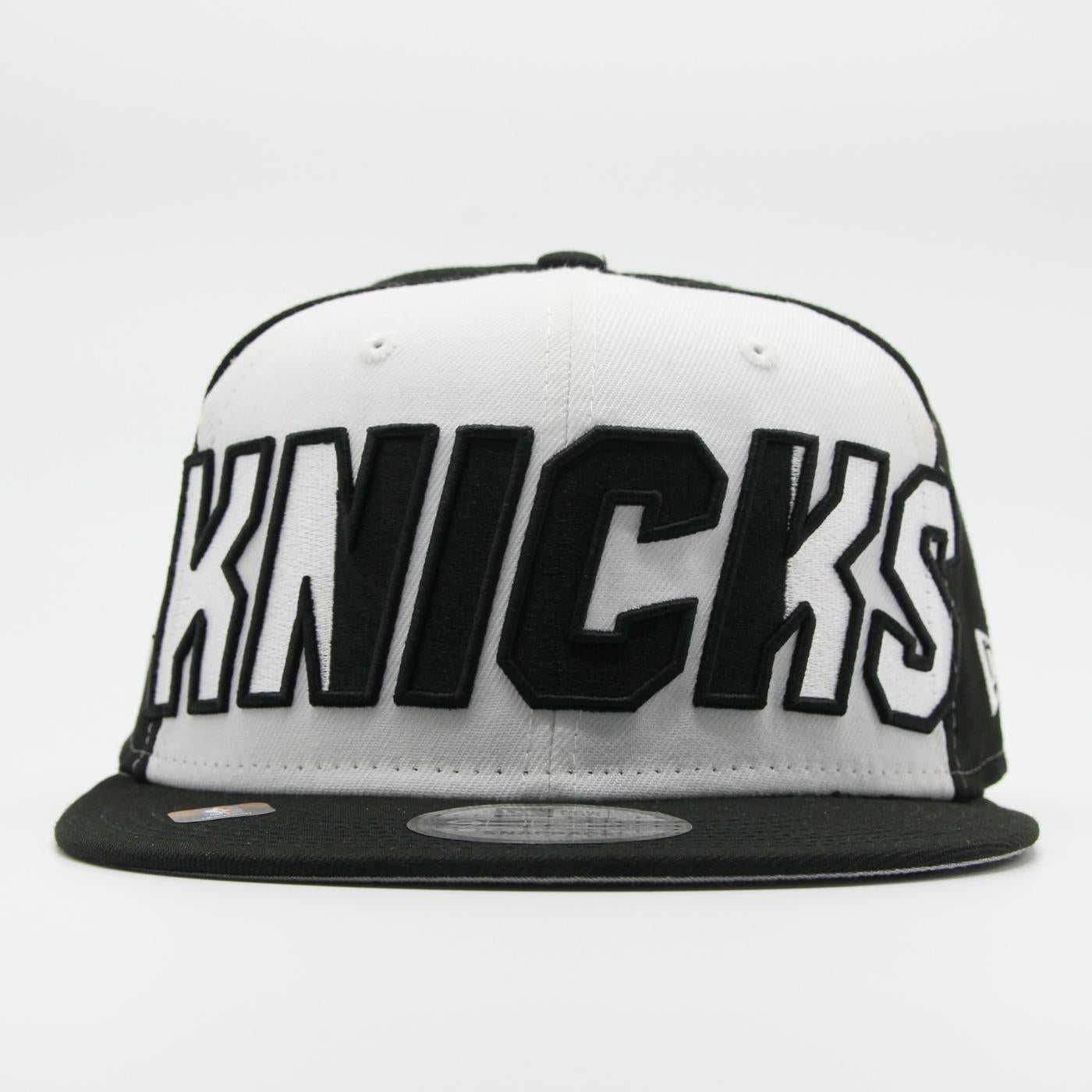 New Era NBA Authentics Back Half Edition 9Fifty NY Knicks black/white - Shop-Tetuan