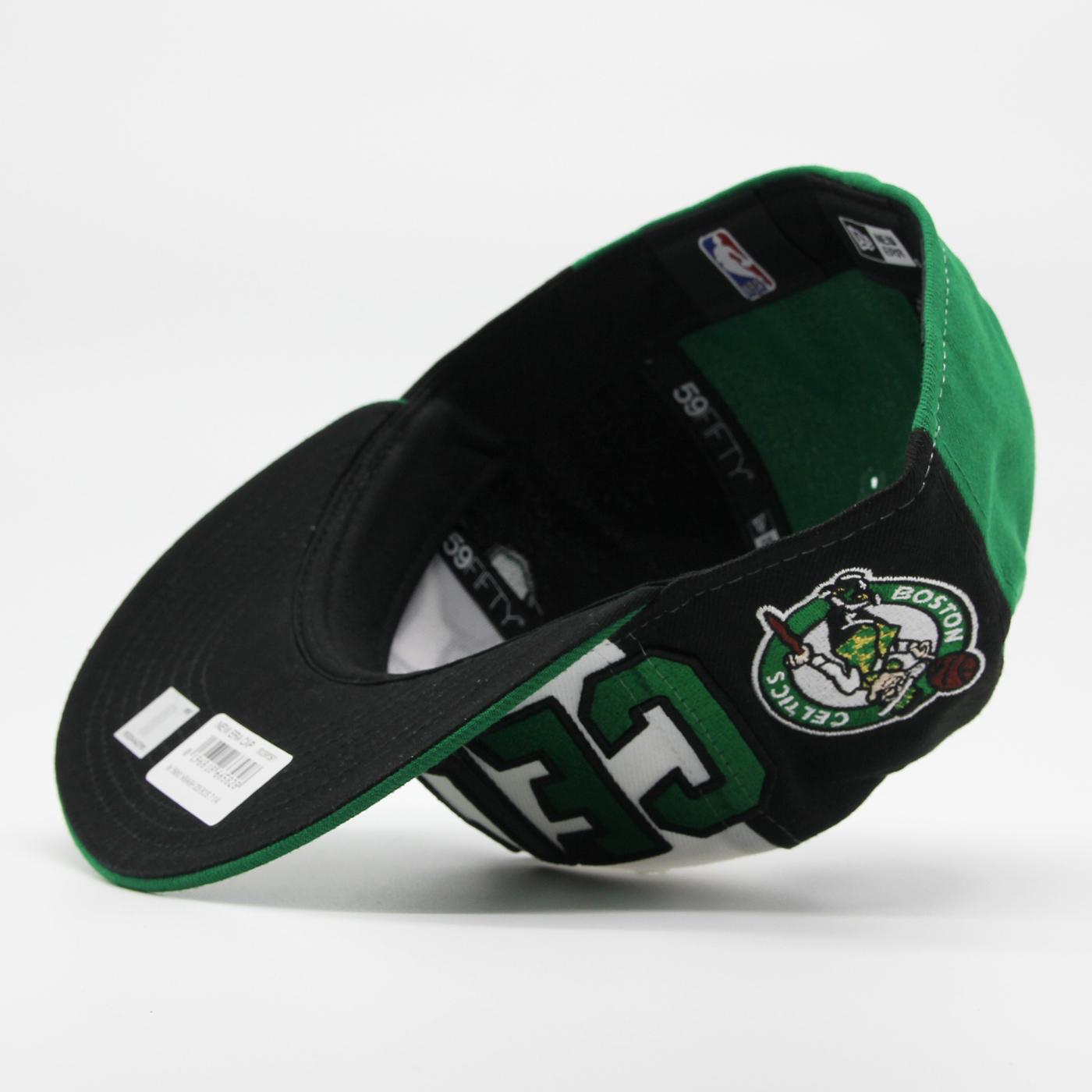 New Era NBA Authentics Back Half Edition 59Fifty B Celtics wht/green/blk - Shop-Tetuan