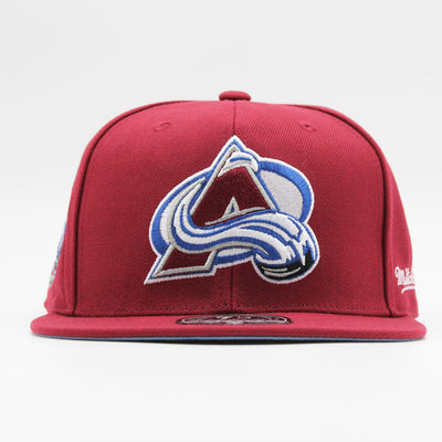 Mitchell & Ness NHL Vintage Fitted C Avalanche maroon - Shop-Tetuan