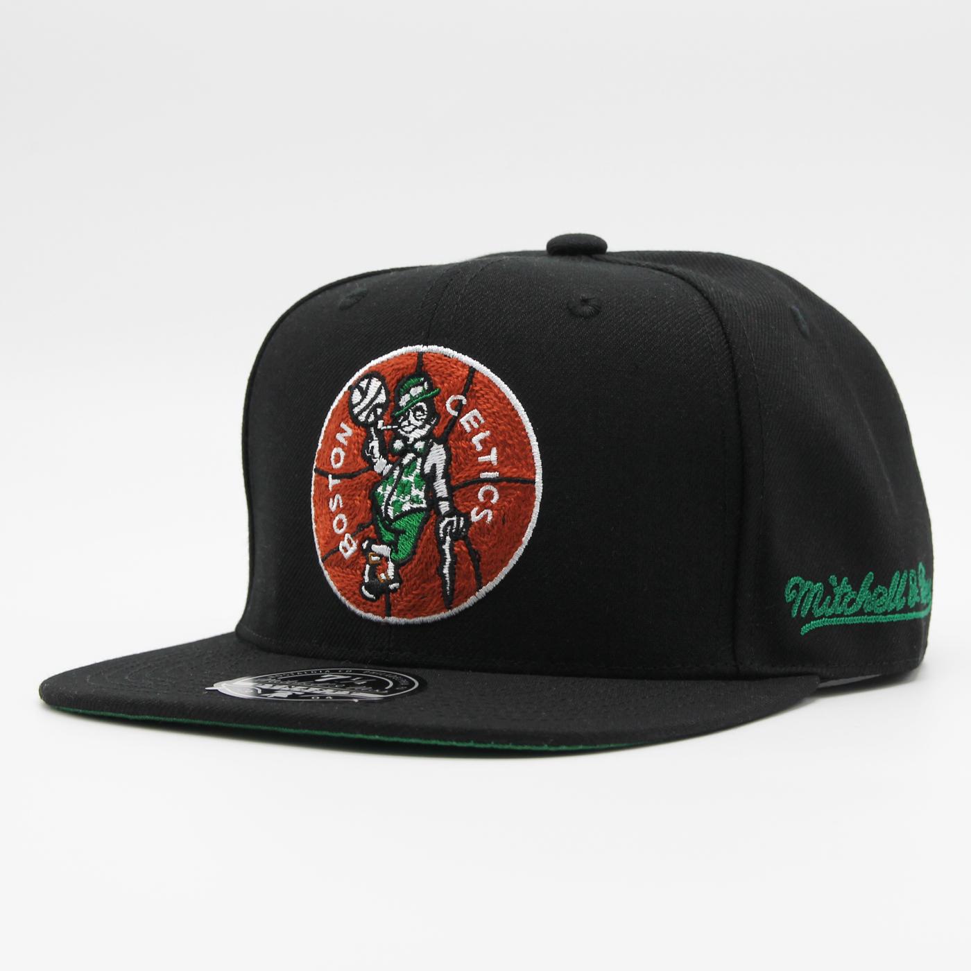 Mitchell & Ness NBA Chain Stitch fitted HWC B Celtics black