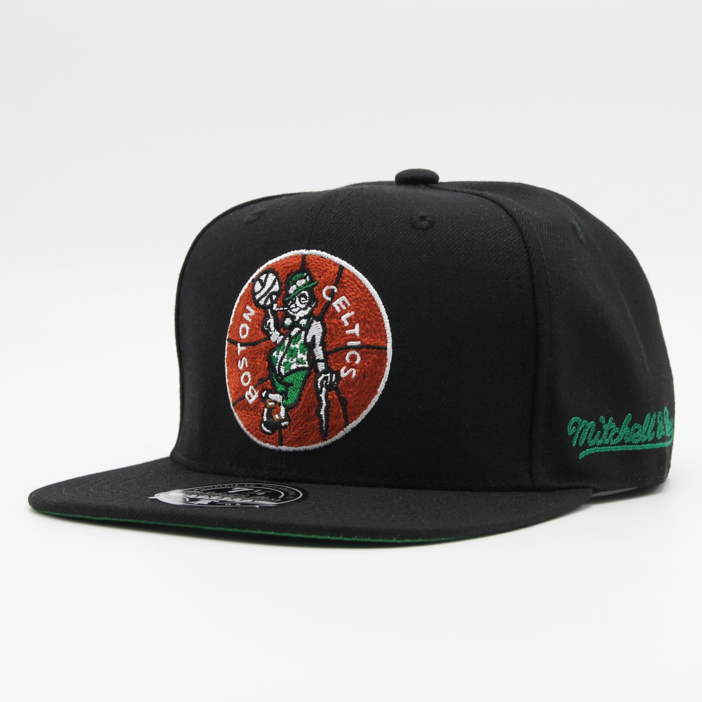 Mitchell & Ness NBA Chain Stitch fitted HWC B Celtics black - Shop-Tetuan