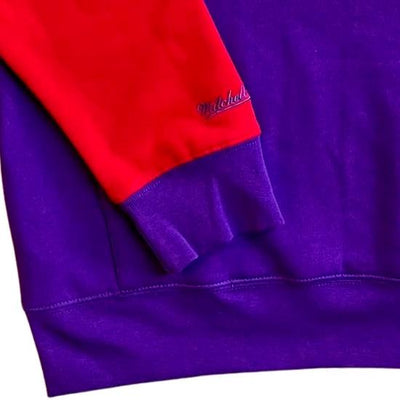 Mitchell & Ness Fusion Fleece 2.0 T Raptors purple/white - Shop-Tetuan
