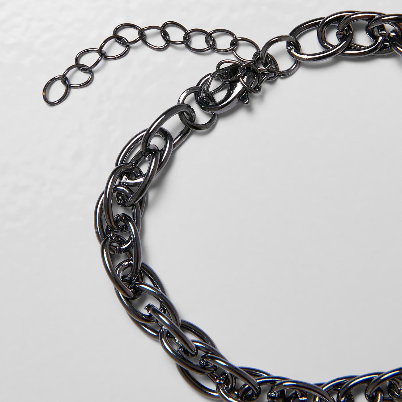 Urban Classics Perihel Intertwine Bracelet gunmetal - Shop-Tetuan