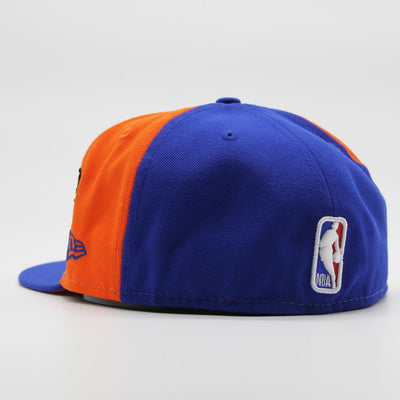 New Era NBA Authentics Back Half Edition 59Fifty NY Knics wht/org/blue - Shop-Tetuan