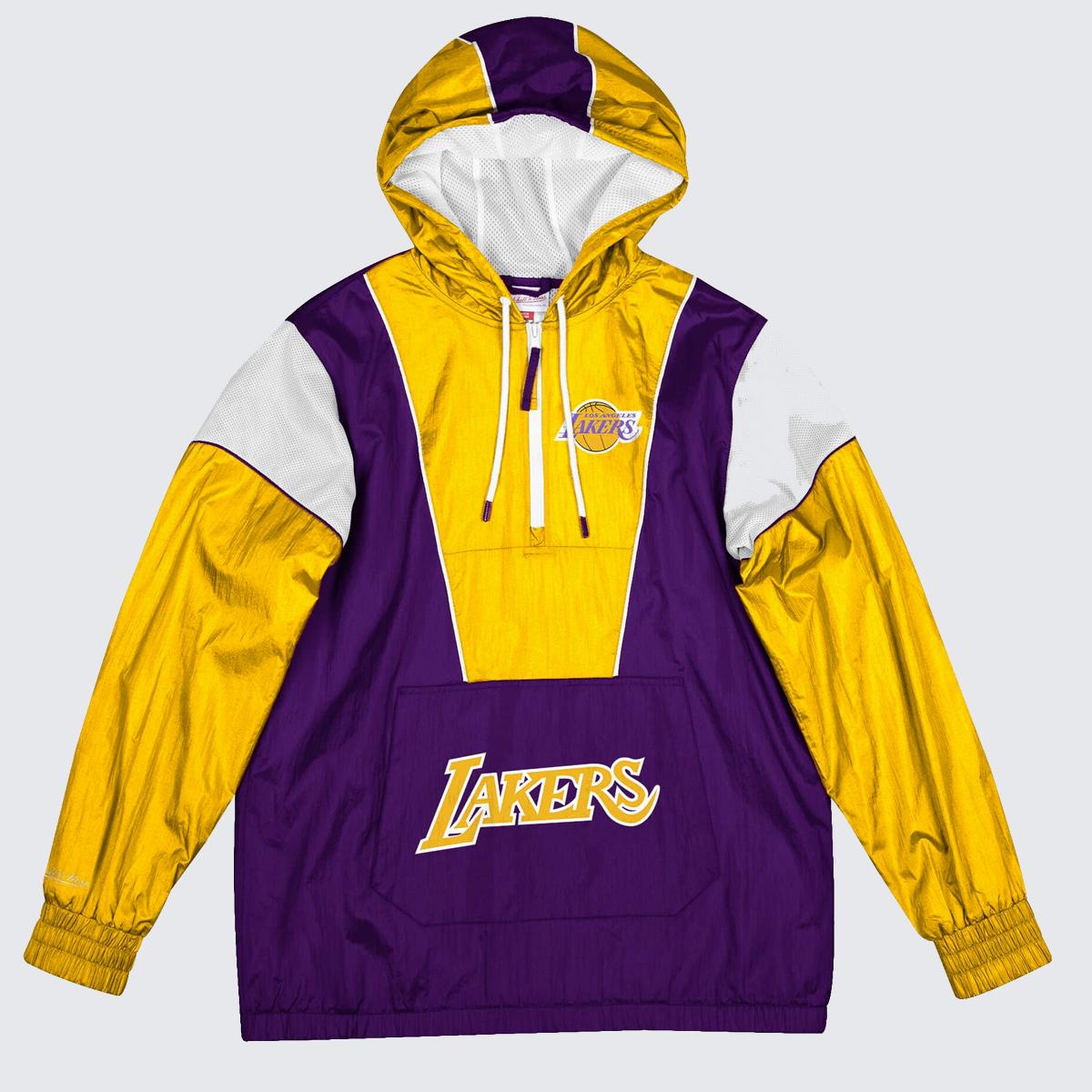 Mitchell & Ness NBA Highlight Reel Windbraker LA Lakers purple/yellow - Shop-Tetuan
