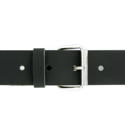 Conical Studded leather belt 2 row black - Shop-Tetuan